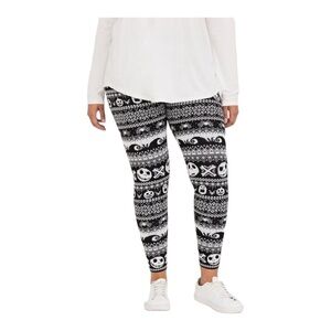 Torrid | Nightmare Before Christmas Black & White Sweater Leggings | Size 2X
